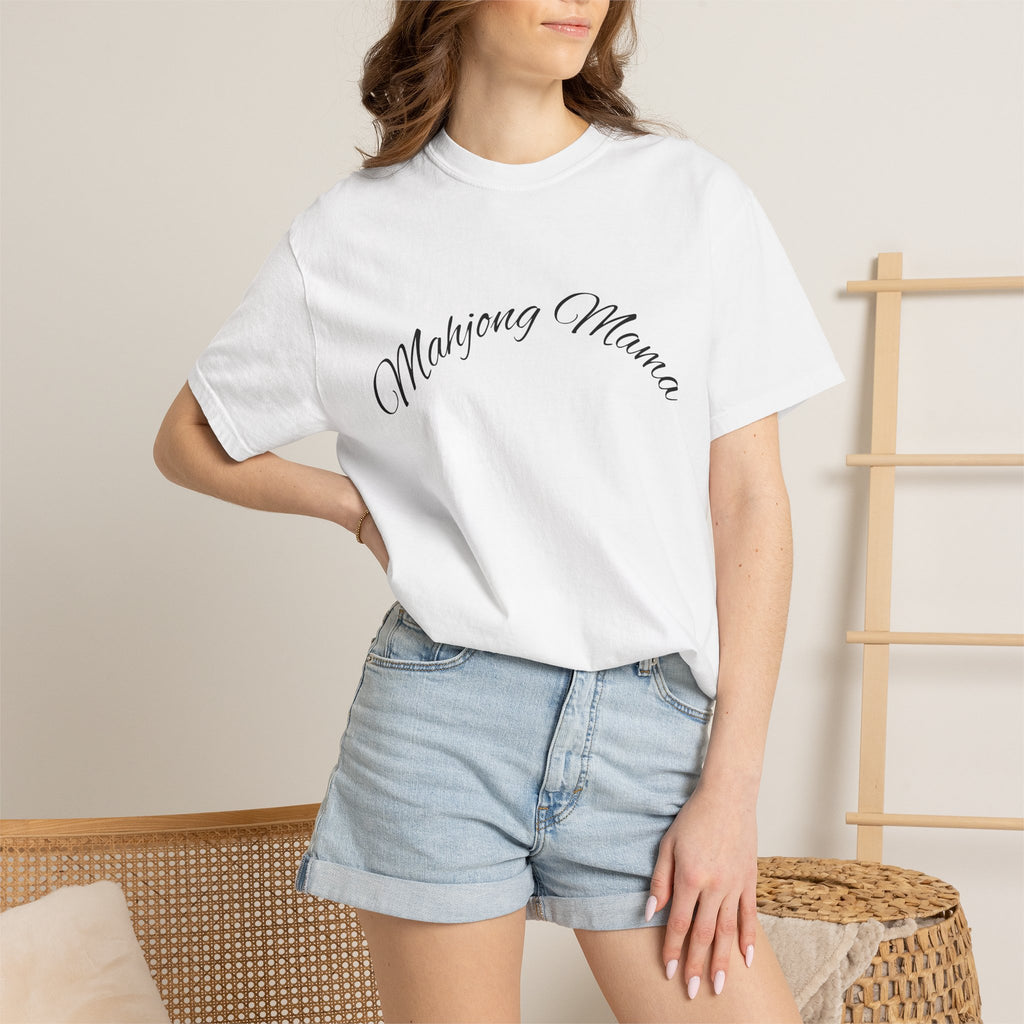 Mahjong Mama T-Shirt — Casual Women's Mahjong Tee, Perfect Gift for Mahjong Lovers