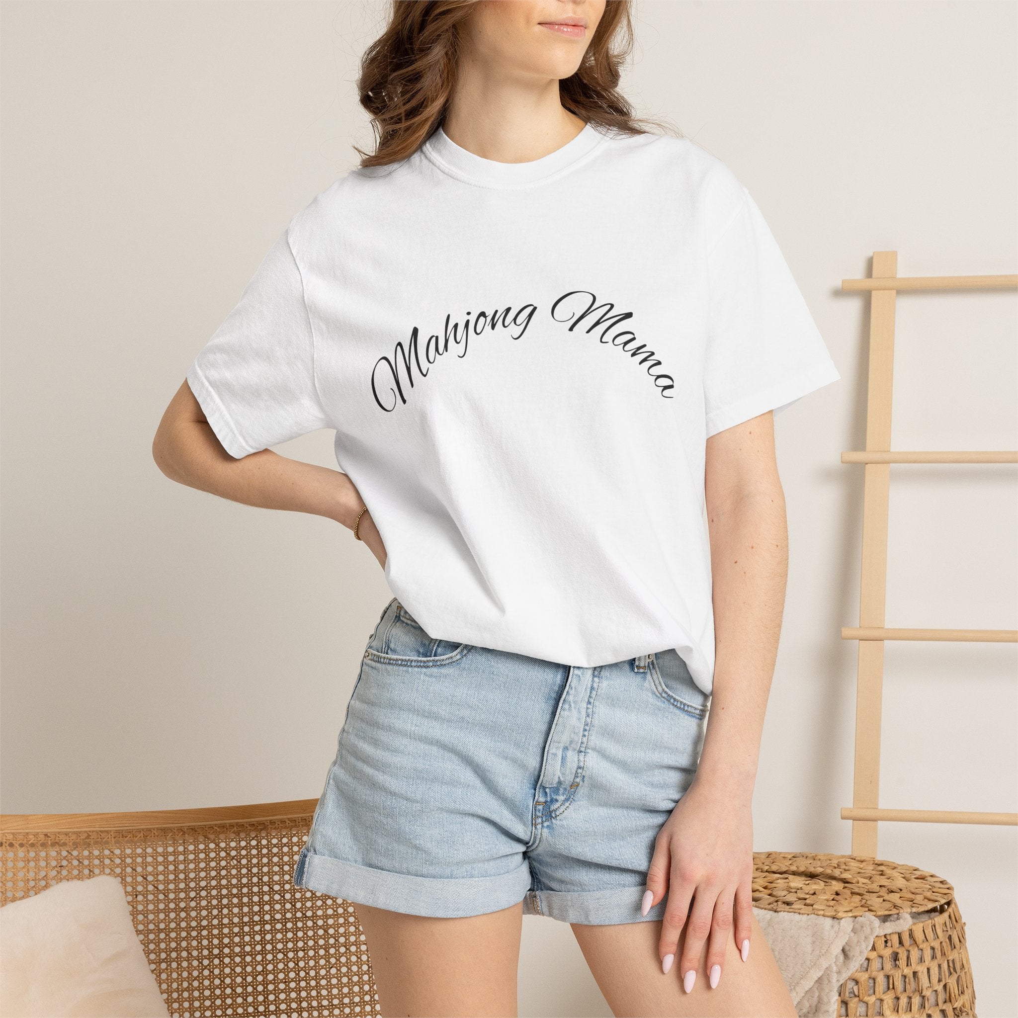Mahjong Mama T-Shirt — Casual Women's Mahjong Tee, Perfect Gift for Mahjong Lovers