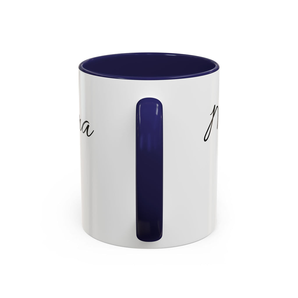 'Mahjong Mama' Coffee Mug – Elegant Script Accent Mug for Moms (11/15oz)