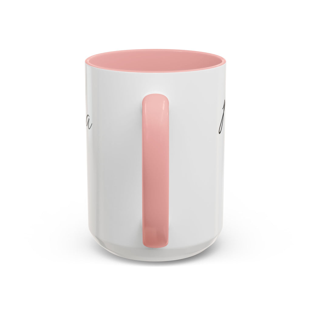 'Mahjong Mama' Coffee Mug – Elegant Script Accent Mug for Moms (11/15oz)