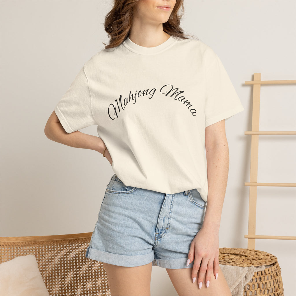Mahjong Mama T-Shirt — Casual Women's Mahjong Tee, Perfect Gift for Mahjong Lovers