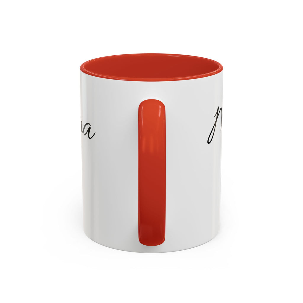 'Mahjong Mama' Coffee Mug – Elegant Script Accent Mug for Moms (11/15oz)