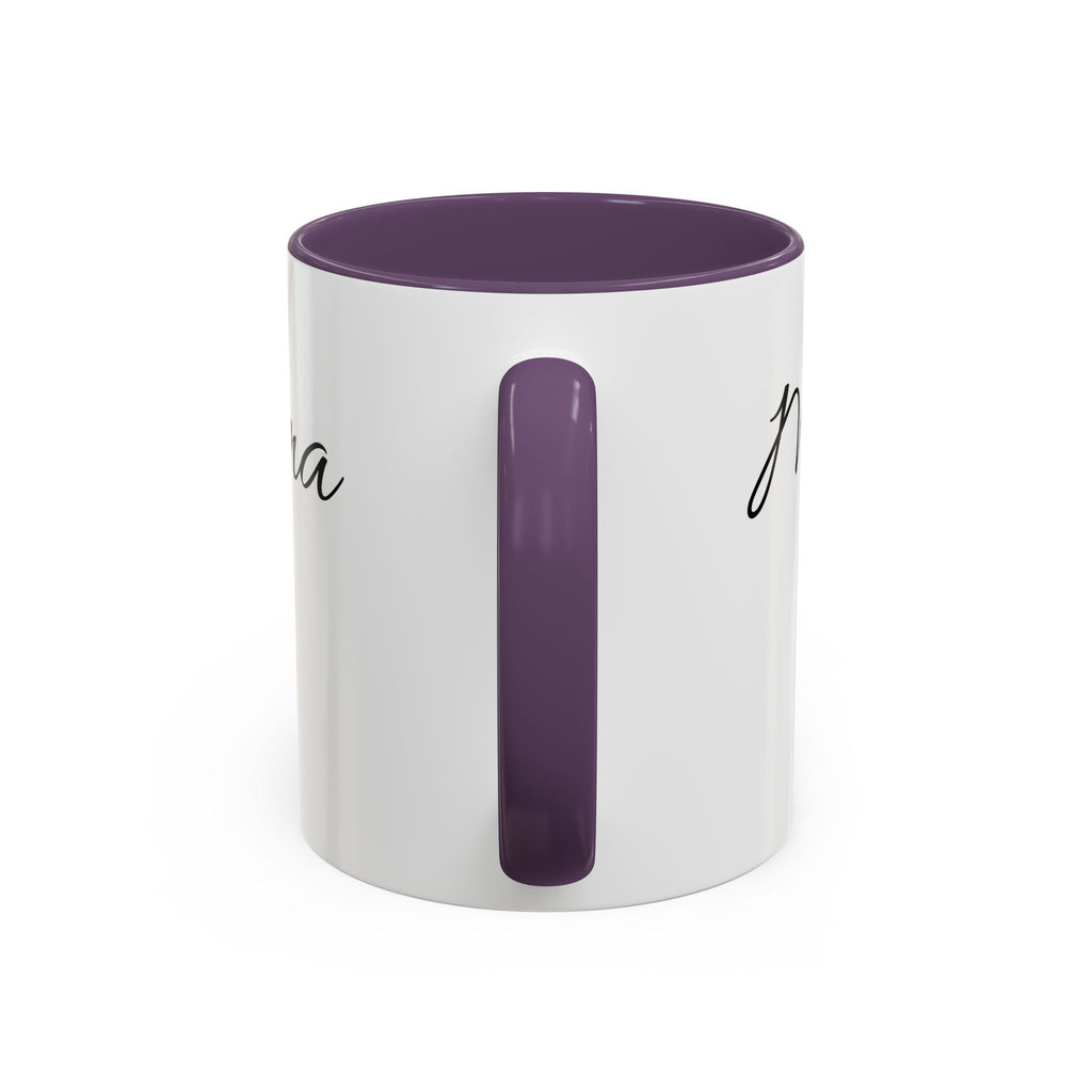 'Mahjong Mama' Coffee Mug – Elegant Script Accent Mug for Moms (11/15oz)