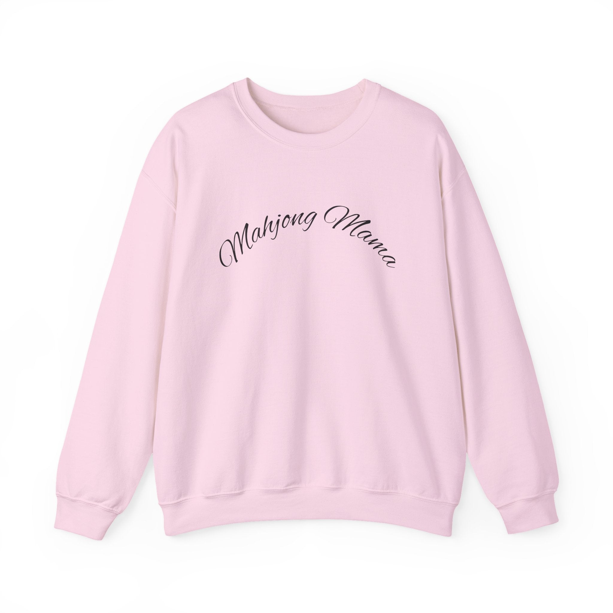 Mahjong Mama Crewneck Sweatshirt — Cozy Casual Sweatshirt for Mahjong Players