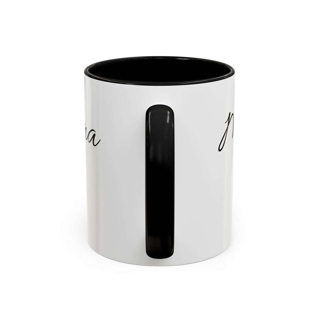 'Mahjong Mama' Coffee Mug – Elegant Script Accent Mug for Moms (11/15oz)