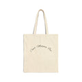 Tote Bag — 'Can't. Mahjong. Bye.' Script Cotton Canvas Tote