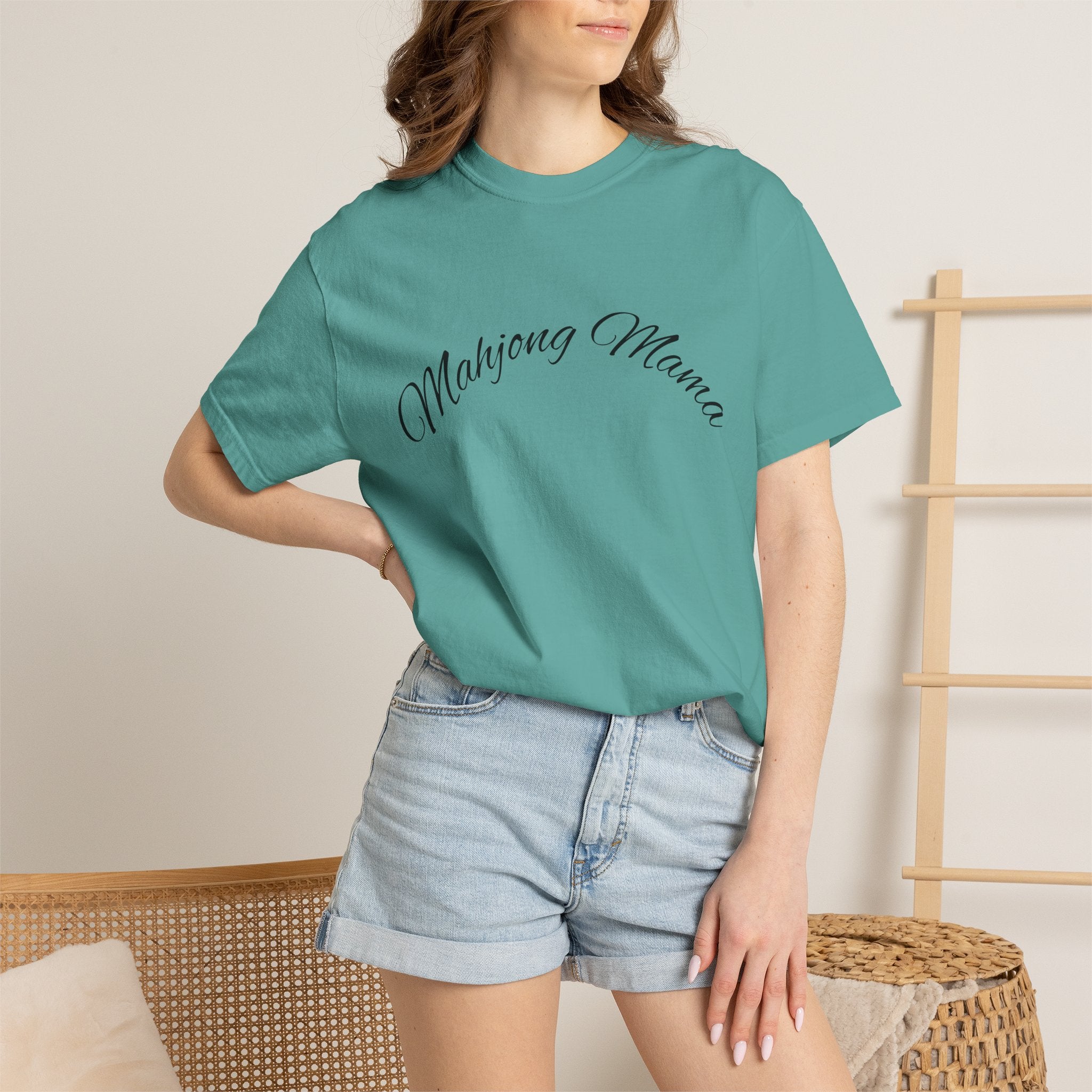 Mahjong Mama T-Shirt — Casual Women's Mahjong Tee, Perfect Gift for Mahjong Lovers