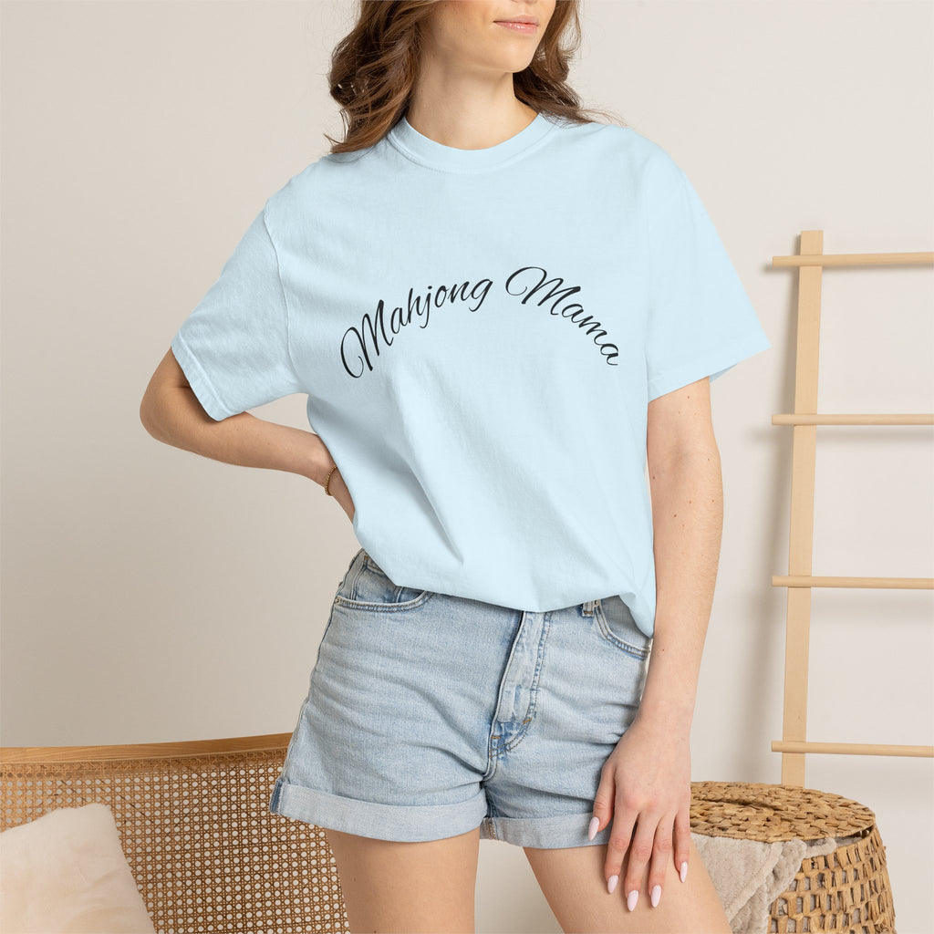 Mahjong Mama T-Shirt — Casual Women's Mahjong Tee, Perfect Gift for Mahjong Lovers